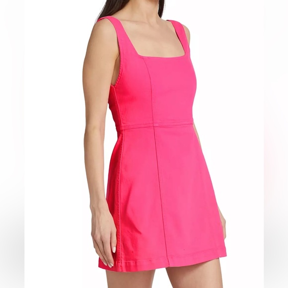 New Alice and Olivia Ramsey stretch denim dress - Picture 12 of 13